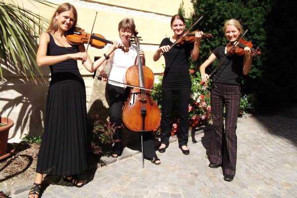 Streichquartett aus Wien für die Hochzeit